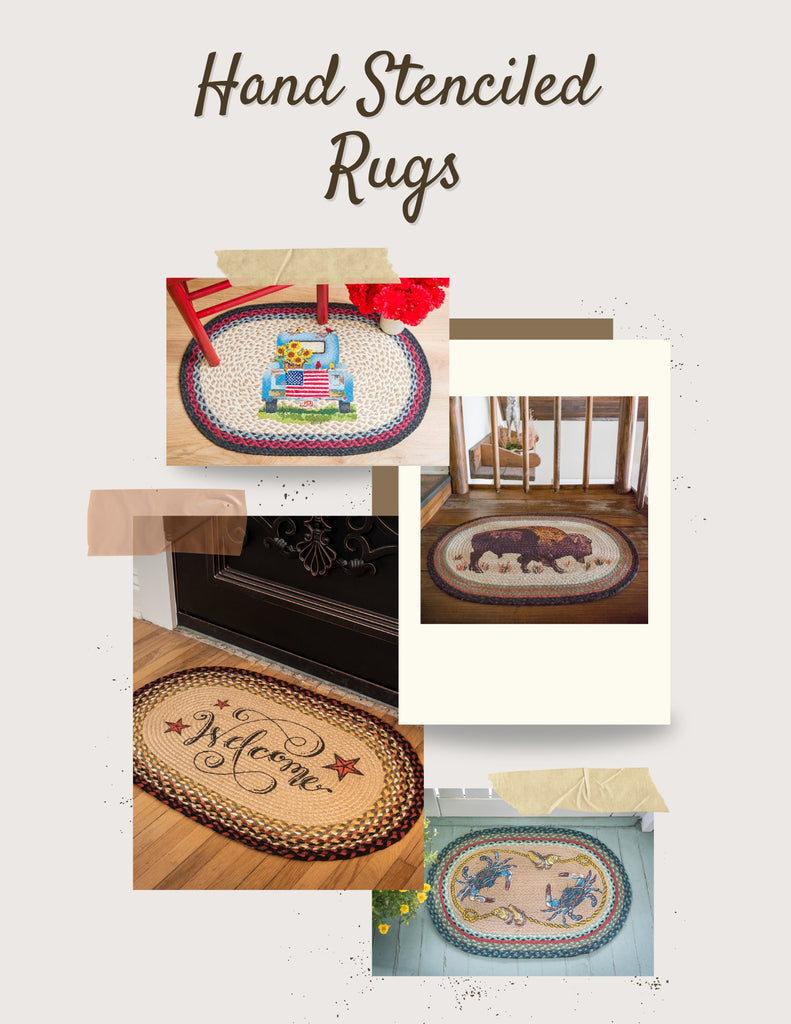 Hand Stenciled Rugs