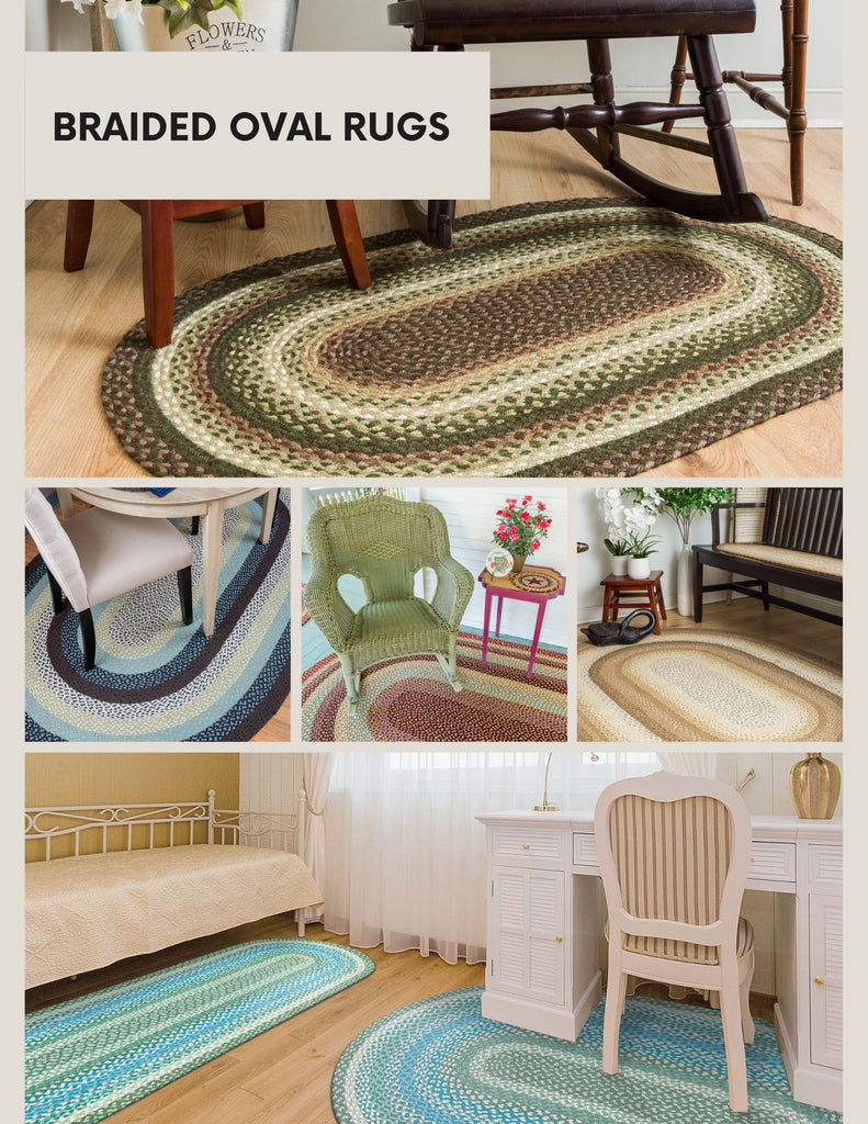 Braided Rugs - Ovals