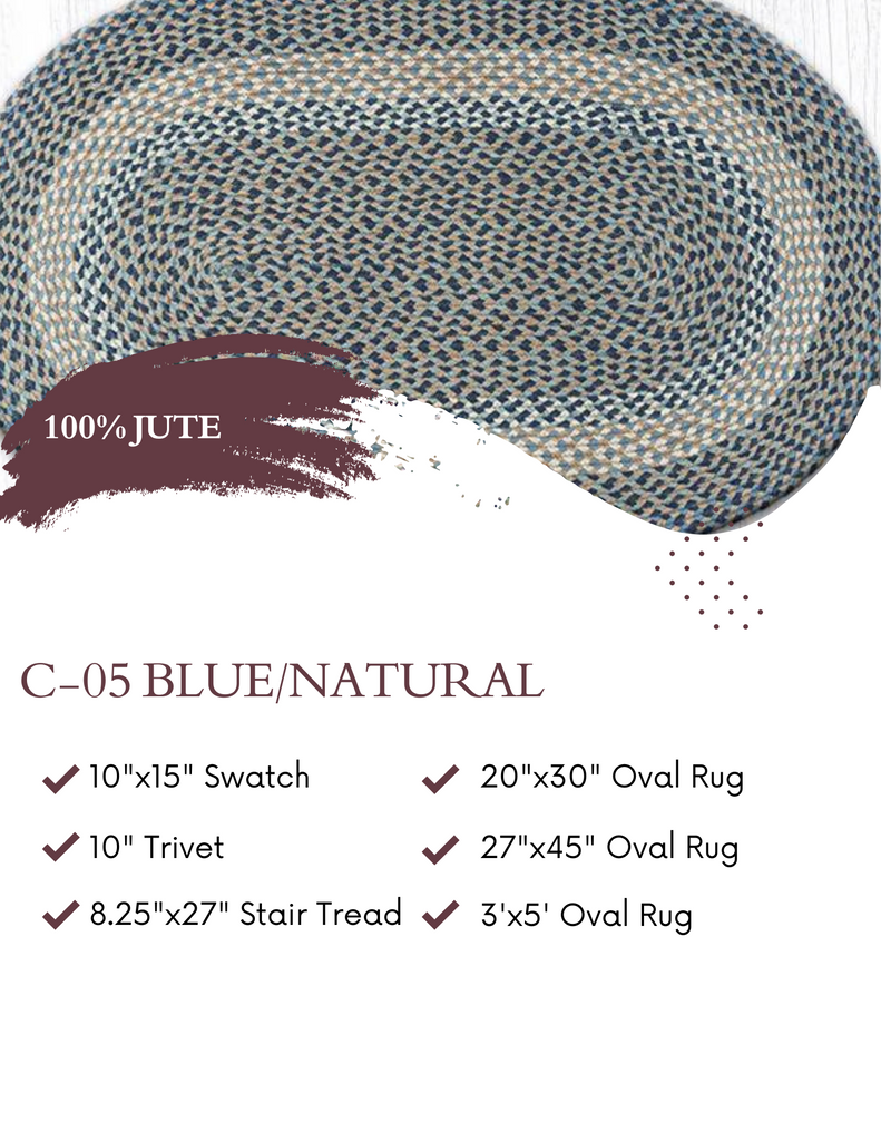 C-005 Blue/Natural