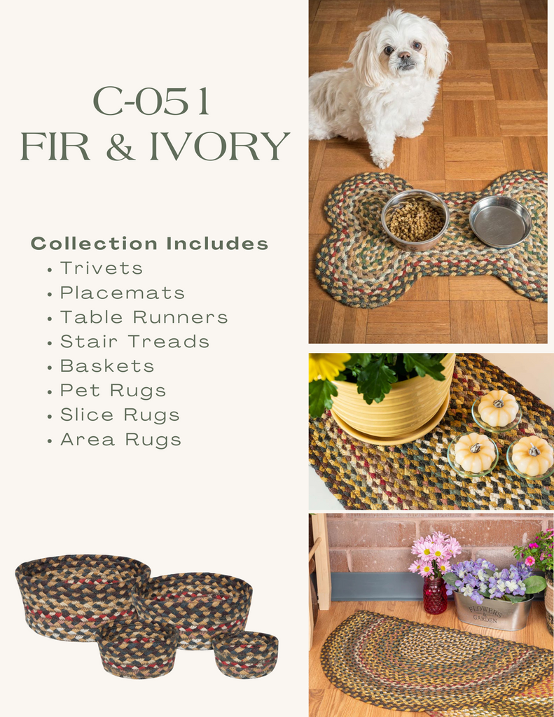 C-051 Fir & Ivory Collection