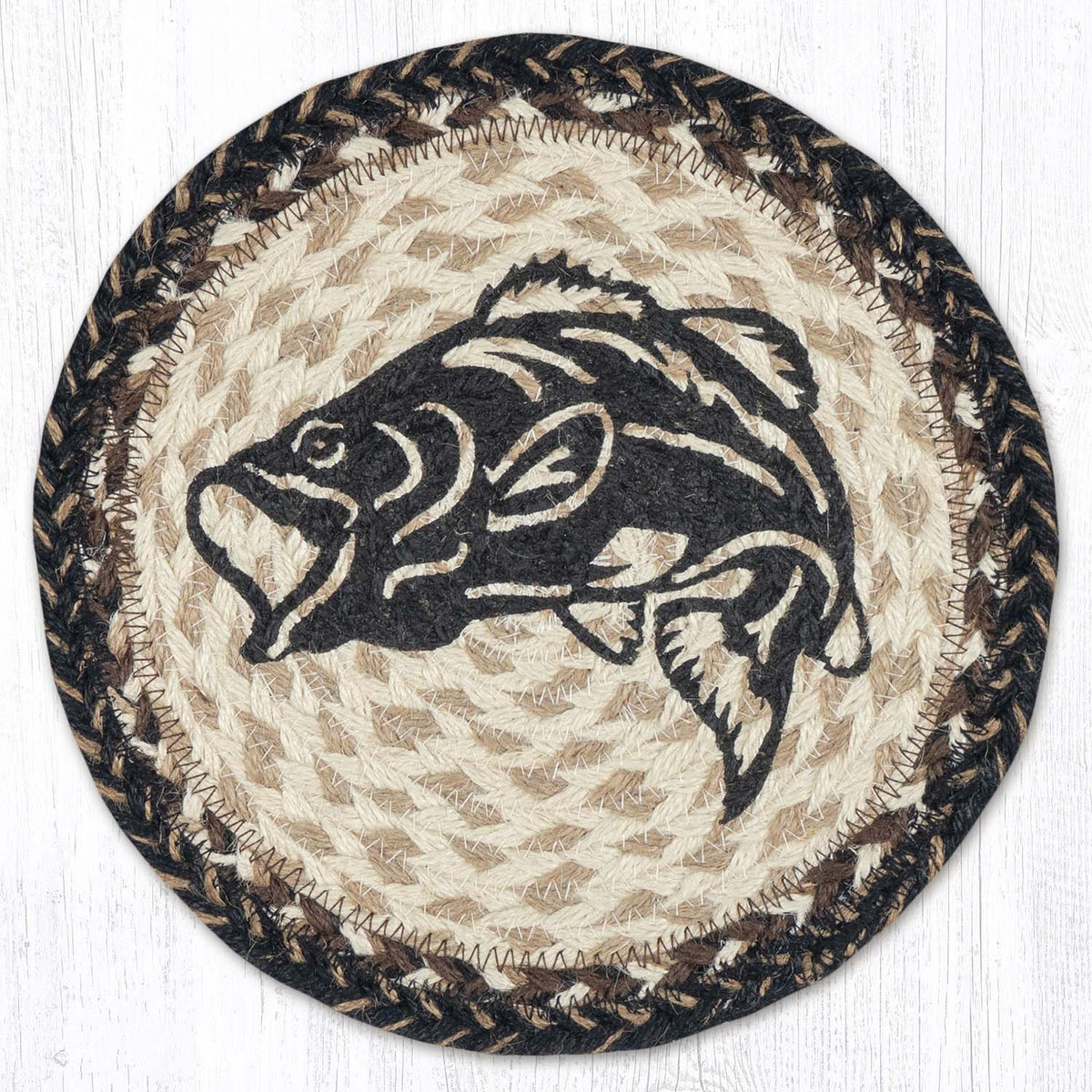 MSPR-9-093 Big Mouth Bass Trivet – Earth Rugs