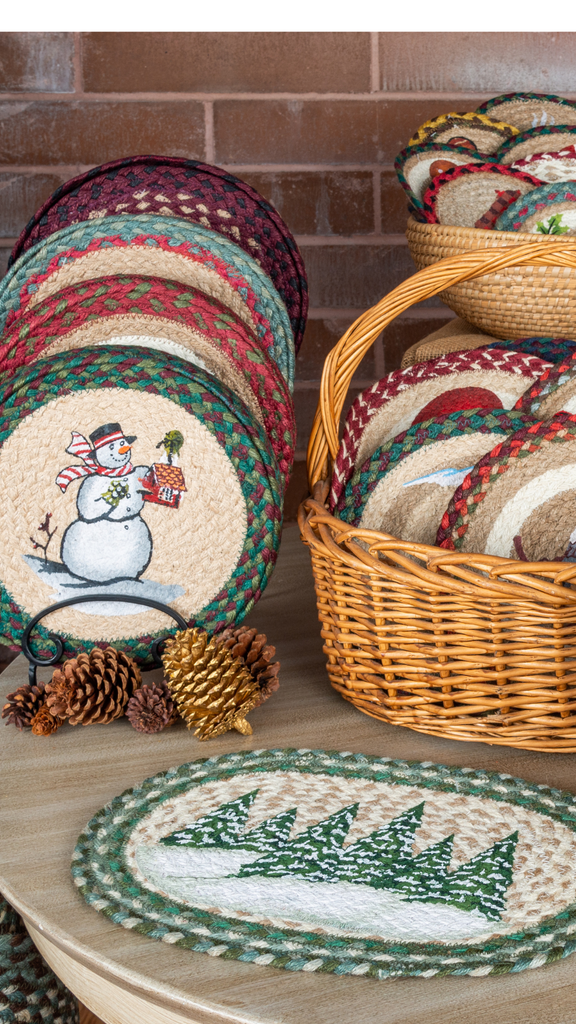 Earth Rugs + | Eco-Chic Braided Rugs, Table Accents, Baskets & More