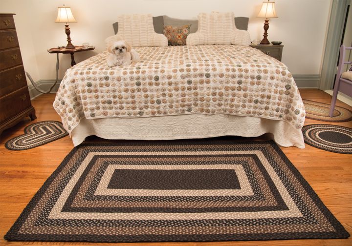 C-313 Mocha/Frappuccino Braided Rug – Earth Rugs