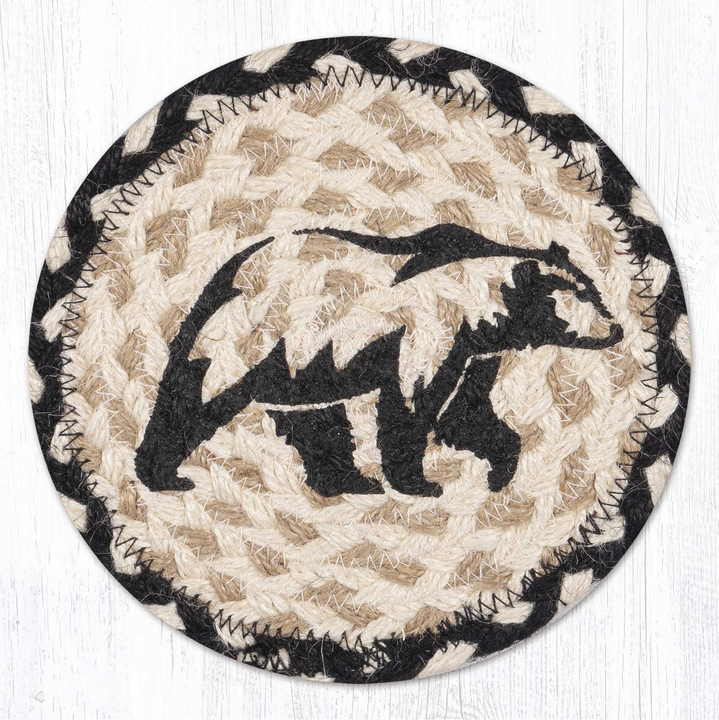 LC-430 Graphic Bear Large Coaster – Earth Rugs